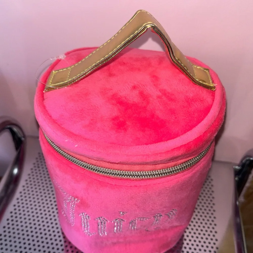 Juicy Couture Velour Cosmetics Travel Bag